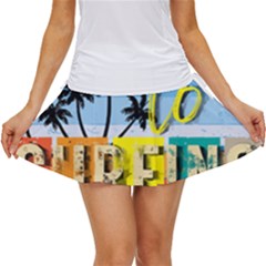 Bright Colorfull Addicted To Surfing T- Shirt Bright Colorfull Addicted To Surfing T- Shirt T- Shirt Women s Skort by JamesGoode