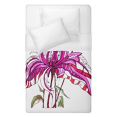 Flowers Illustration T- Shirtflowers T- Shirt Duvet Cover (single Size) by ZUXUMI