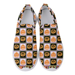 Lantern Chess Halloween Women s Slip On Sneakers by Pakjumat