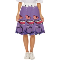 Purple Funny Monster Classic Short Skirt by Sarkoni