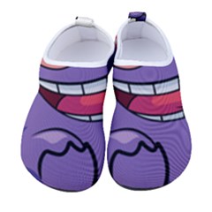 Purple Funny Monster Men s Sock-style Water Shoes by Sarkoni