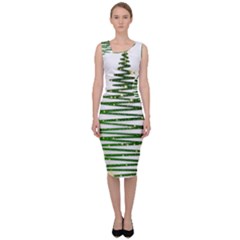 Christmas Tree Holidays Sleeveless Pencil Dress by Sarkoni