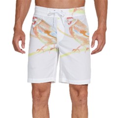 Bird Lover T- Shirtbird T- Shirt (12) Men s Beach Shorts by EnriqueJohnson