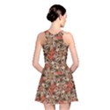 Red Blossom Harmony Pattern Design Reversible Skater Dress View2