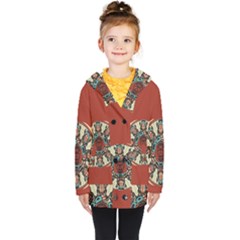 Skull Grateful Dead Phone Gratefuldead Kids  Double Breasted Button Coat by Sarkoni