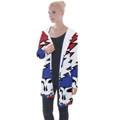 Grateful Dead Longline Hooded Cardigan by Sarkoni