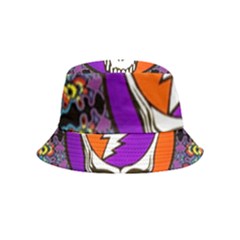 Gratefuldead Grateful Dead Pattern Inside Out Bucket Hat (kids) by Sarkoni