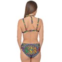 Grateful Dead Pattern Double Strap Halter Bikini Set View2