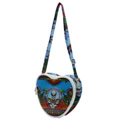 Grateful Dead Wallpapers Heart Shoulder Bag by Sarkoni