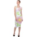 Flowers Illustration T- Shirtflowers T- Shirt (8) Sleeveless Pencil Dress View3