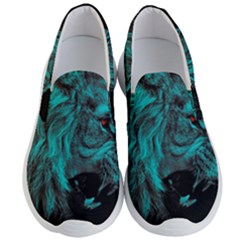 Angry Male Lion Predator Carnivore Men s Lightweight Slip Ons by uniart180623