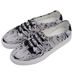 Tiger Head Women s Classic Low Top Sneakers by Ket1n9