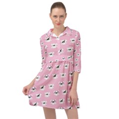 Girly Girlie Punk Skull Mini Skater Shirt Dress by Ket1n9