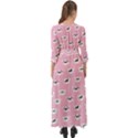 Girly Girlie Punk Skull Button Up Maxi Dress View2