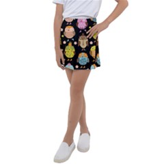 Cute Owls Pattern Kids  Tennis Skirt by Ket1n9