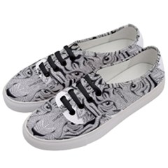 Tiger Head Women s Classic Low Top Sneakers by Ket1n9