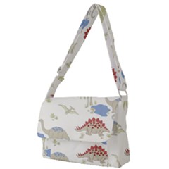 Dinosaur Art Pattern Full Print Messenger Bag (s) by Ket1n9