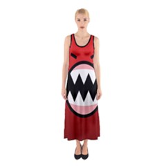 Funny Angry Sleeveless Maxi Dress by Ket1n9