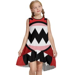 Funny Angry Kids  Frill Swing Dress by Ket1n9