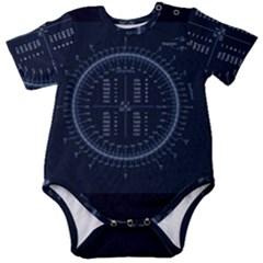 Minimalistic Knowledge Mathematics Trigonometry Baby Short Sleeve Bodysuit by Ket1n9