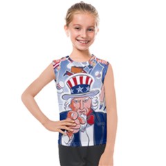 United States Of America Images Independence Day Kids  Mesh Tank Top by Ket1n9