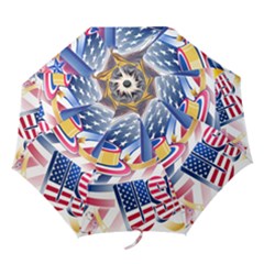 Independence Day United States Of America Folding Umbrellas by Ket1n9