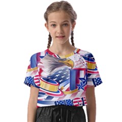 Independence Day United States Of America Kids  Basic T-shirt by Ket1n9