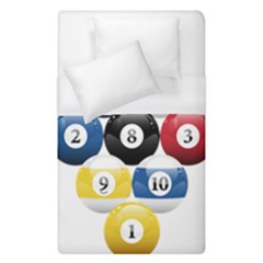 Racked Billiard Pool Balls Duvet Cover (single Size) by Ket1n9