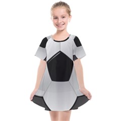 Soccer Ball Kids  Smock Dress by Ket1n9