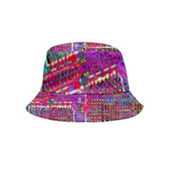 Technology Circuit Board Layout Pattern Inside Out Bucket Hat (kids) by Ket1n9