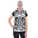 Ying Yang Tattoo Women s Button Up Vest View1