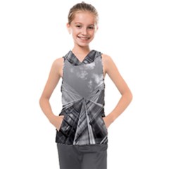 Architecture-skyscraper Kids  Sleeveless Hoodie by Ket1n9