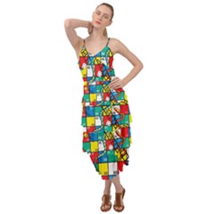 Snakes And Ladders Layered Bottom Dress by Ket1n9