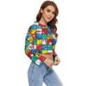 Snakes And Ladders Women s Lightweight Cropped Hoodie View3