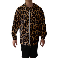 Tiger Skin Art Pattern Kids  Hooded Windbreaker by Ket1n9