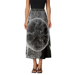 Space-universe-earth-rocket Classic Midi Chiffon Skirt by Ket1n9