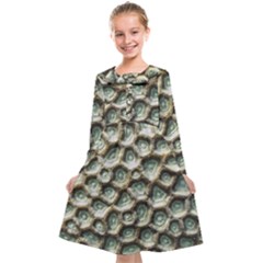 Ocean Pattern Kids  Midi Sailor Dress by Ket1n9