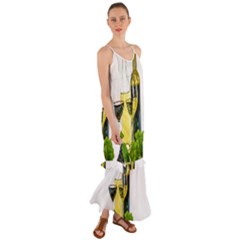 White-wine-red-wine-the-bottle Cami Maxi Ruffle Chiffon Dress by Ket1n9