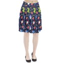 Colorful Funny Christmas Pattern Pleated Skirt View1