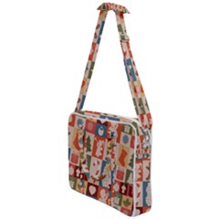 Cute Christmas Seamless Pattern Vector  - Cross Body Office Bag by Ket1n9