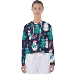 Colorful Funny Christmas Pattern Women s Slouchy Sweat by Ket1n9