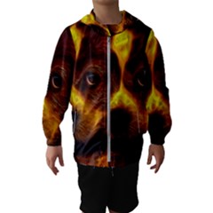 Cute 3d Dog Kids  Hooded Windbreaker by Ket1n9