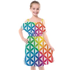 Heart Energy Medicine Kids  Cut Out Shoulders Chiffon Dress by Ket1n9