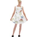 Dinosaur Art Pattern Velvet Skater Dress View2