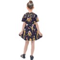 Alien Surface Pattern Kids  Sailor Dress View2