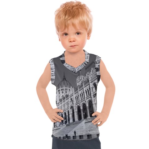 Architecture-parliament-landmark Kids  Sport Tank Top by Ket1n9