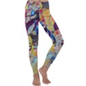 Graffiti-mural-street-art-painting Kids  Lightweight Velour Classic Yoga Leggings View1