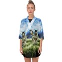 Astronaut Half Sleeve Chiffon Kimono View1