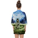 Astronaut Half Sleeve Chiffon Kimono View2