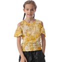 Cheese-slices-seamless-pattern-cartoon-style Kids  Butterfly Cutout T-Shirt View1